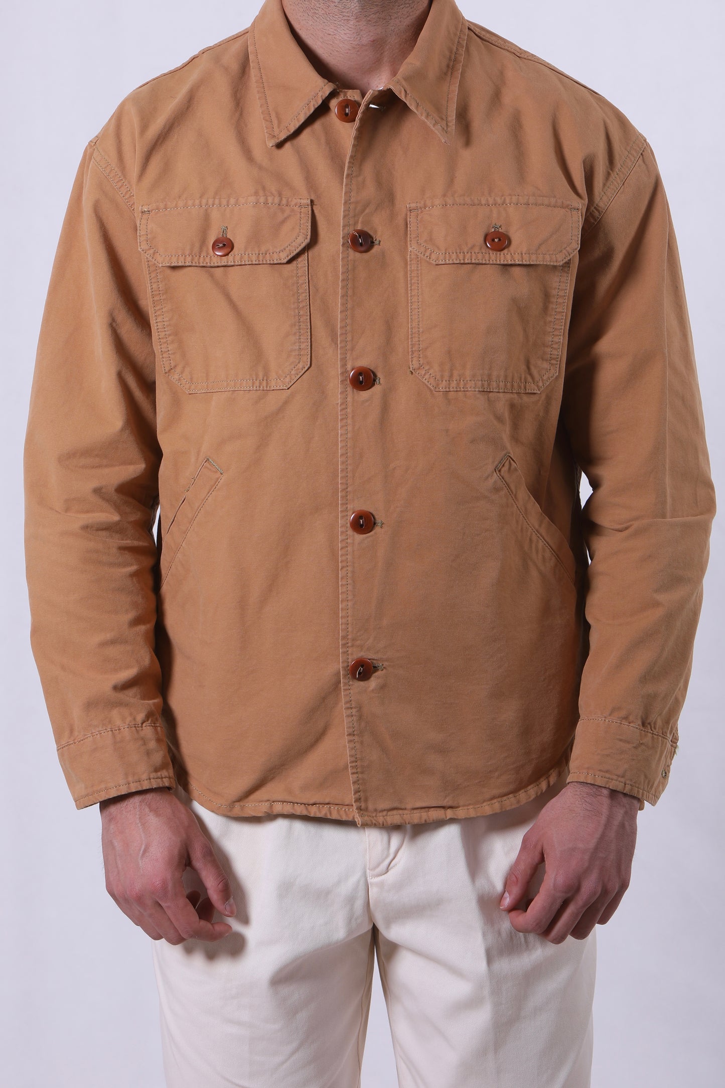 Overshirt in Cotone Tela Genova