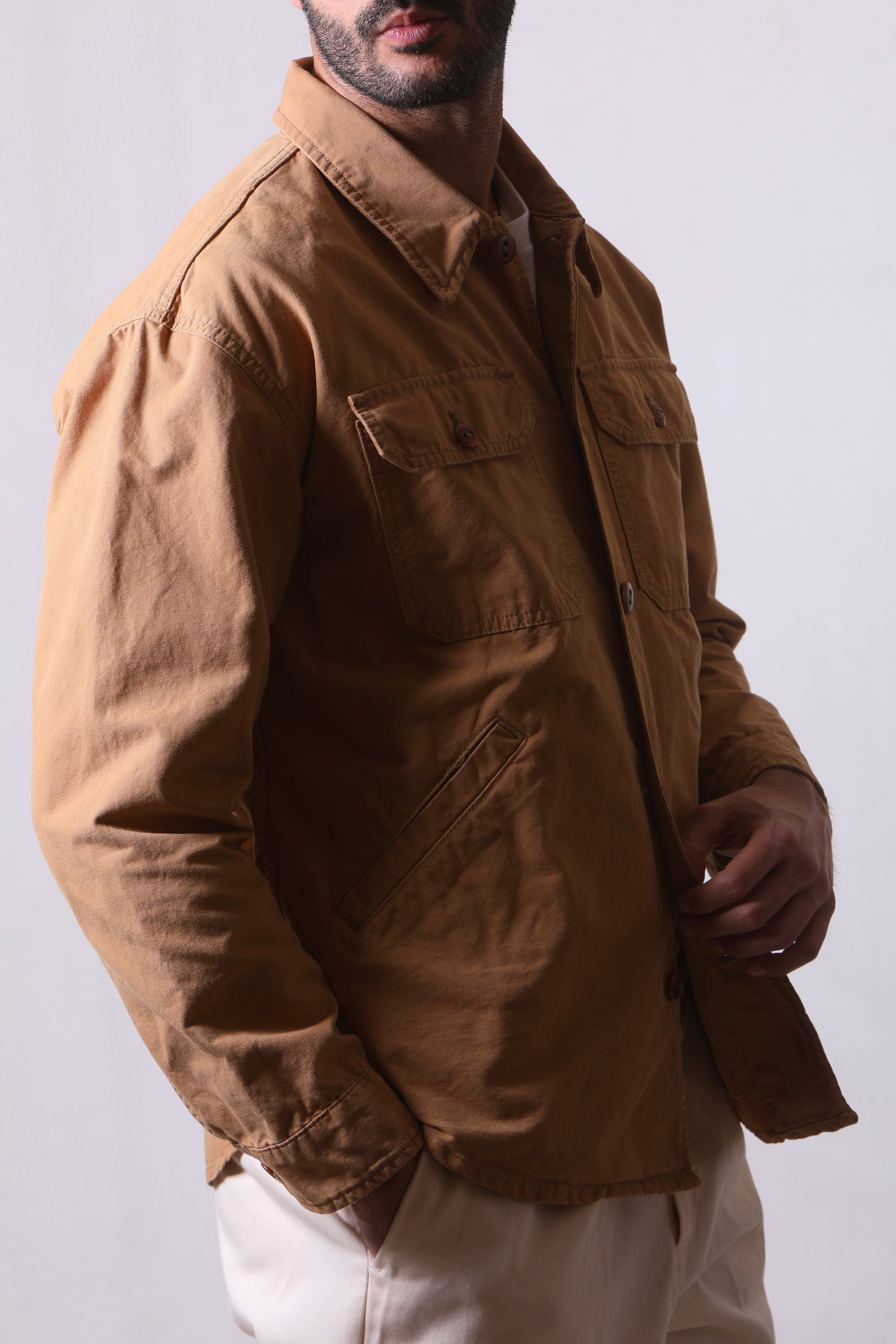 Overshirt in Cotone Tela Genova