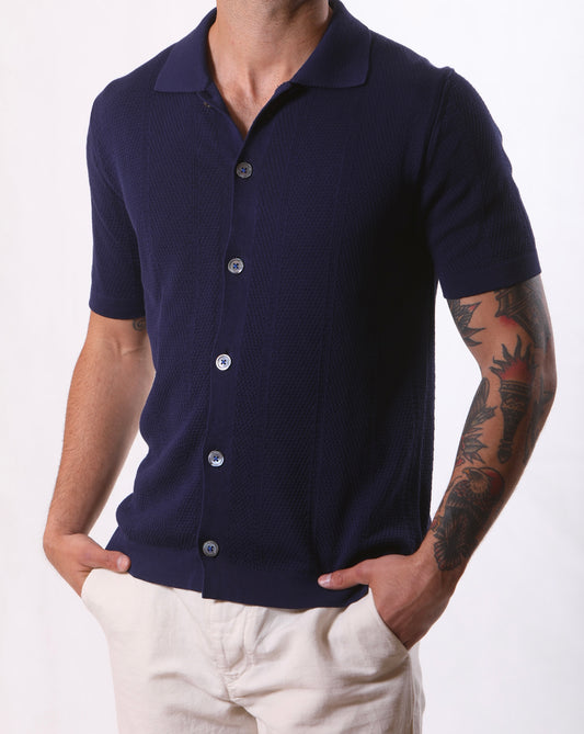 Polo con Bottoni in Cotone – Gallia