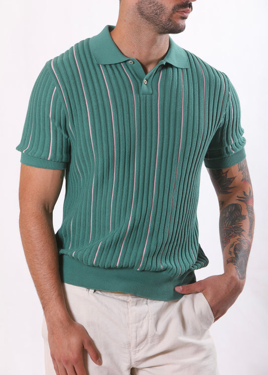 Polo Uomo Gallia a Righe – Made in Italy