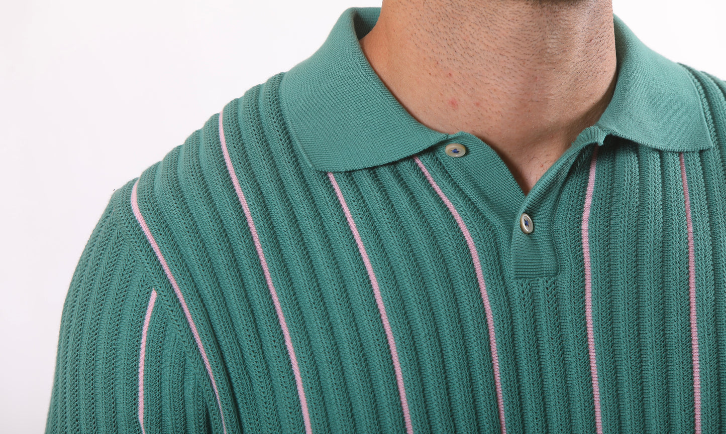 Polo Uomo Gallia a Righe – Made in Italy