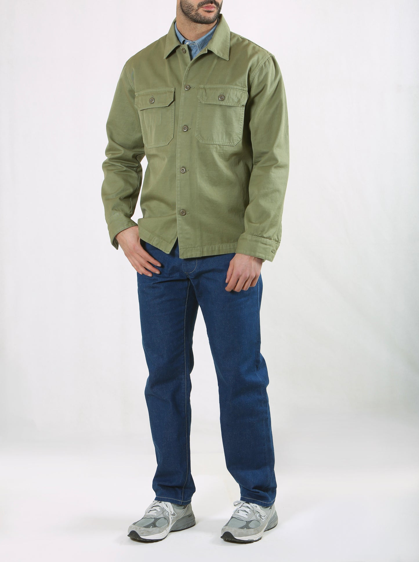 Overshirt in Cotone Tela Genova