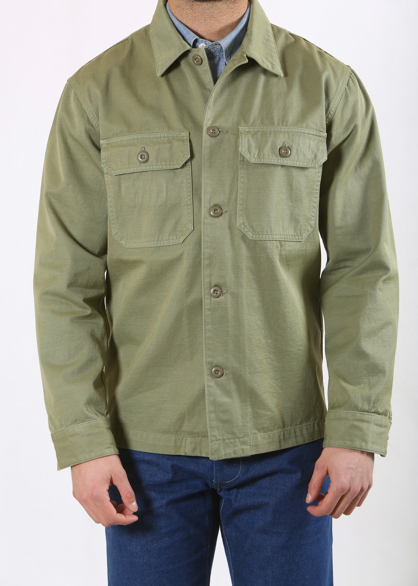 Overshirt in Cotone Tela Genova