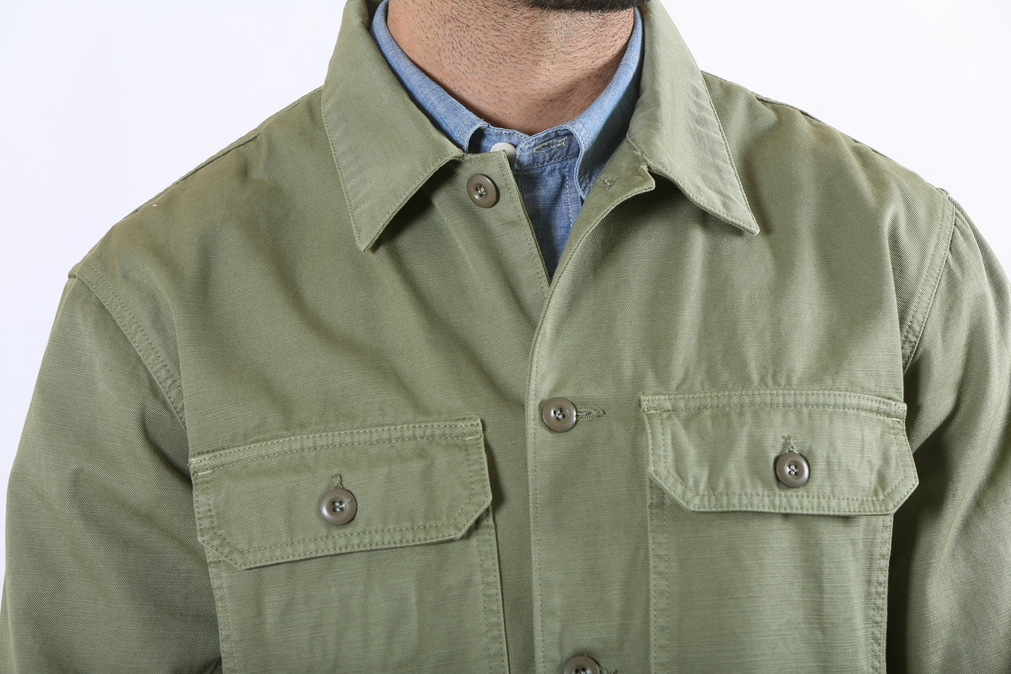 Overshirt in Cotone Tela Genova