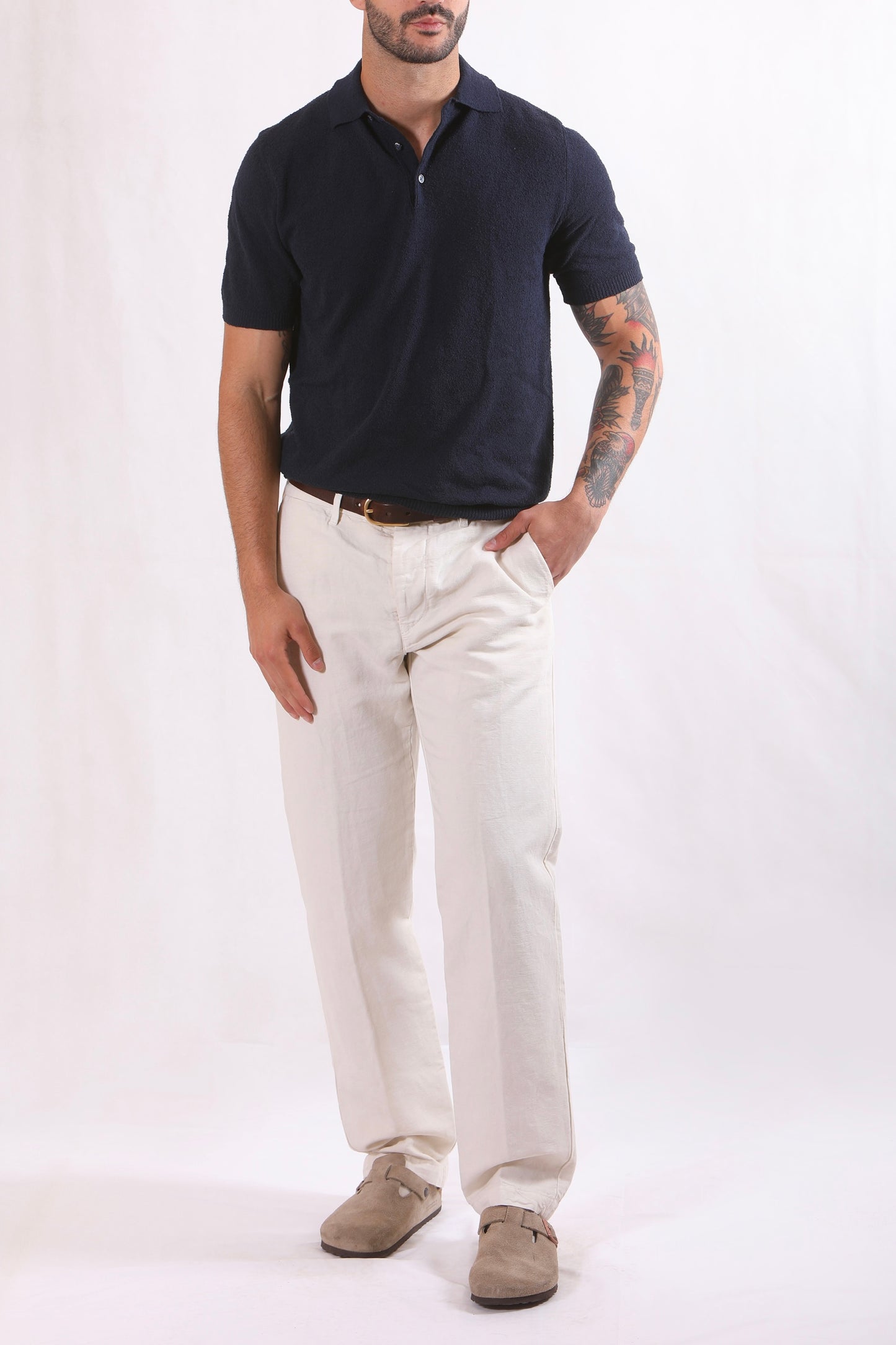 Polo in Cotone Bouclé – Gallia | Made in Italy