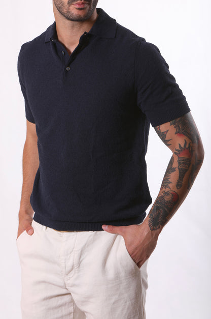 Polo in Cotone Bouclé – Gallia | Made in Italy