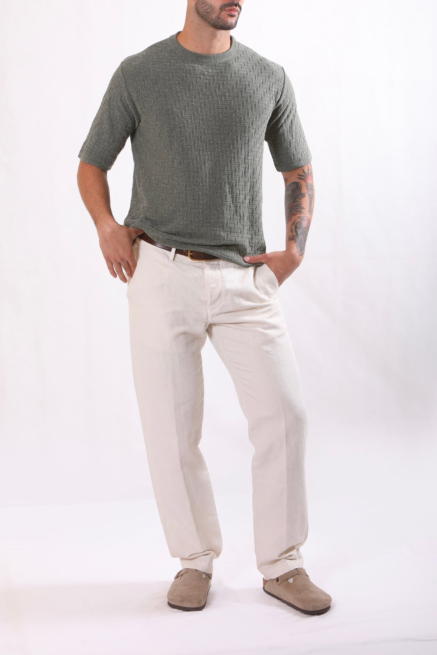 T-shirt Oversize in Seta CAMO