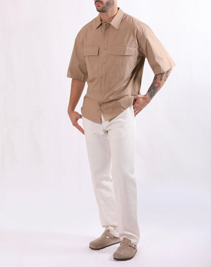 Camicia in Popeline-Tela Genova
